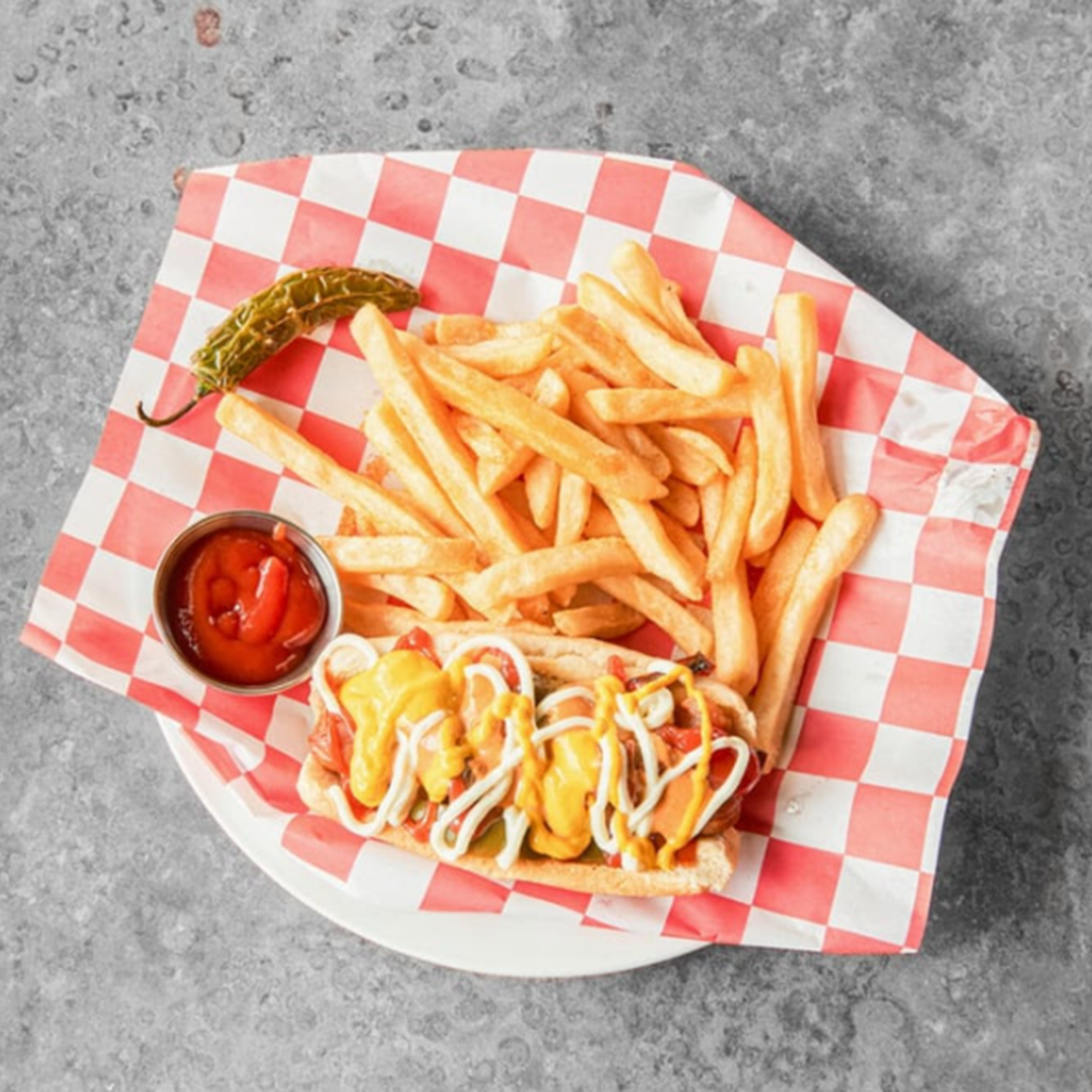 mexican hot dog carnitas in grand rapids