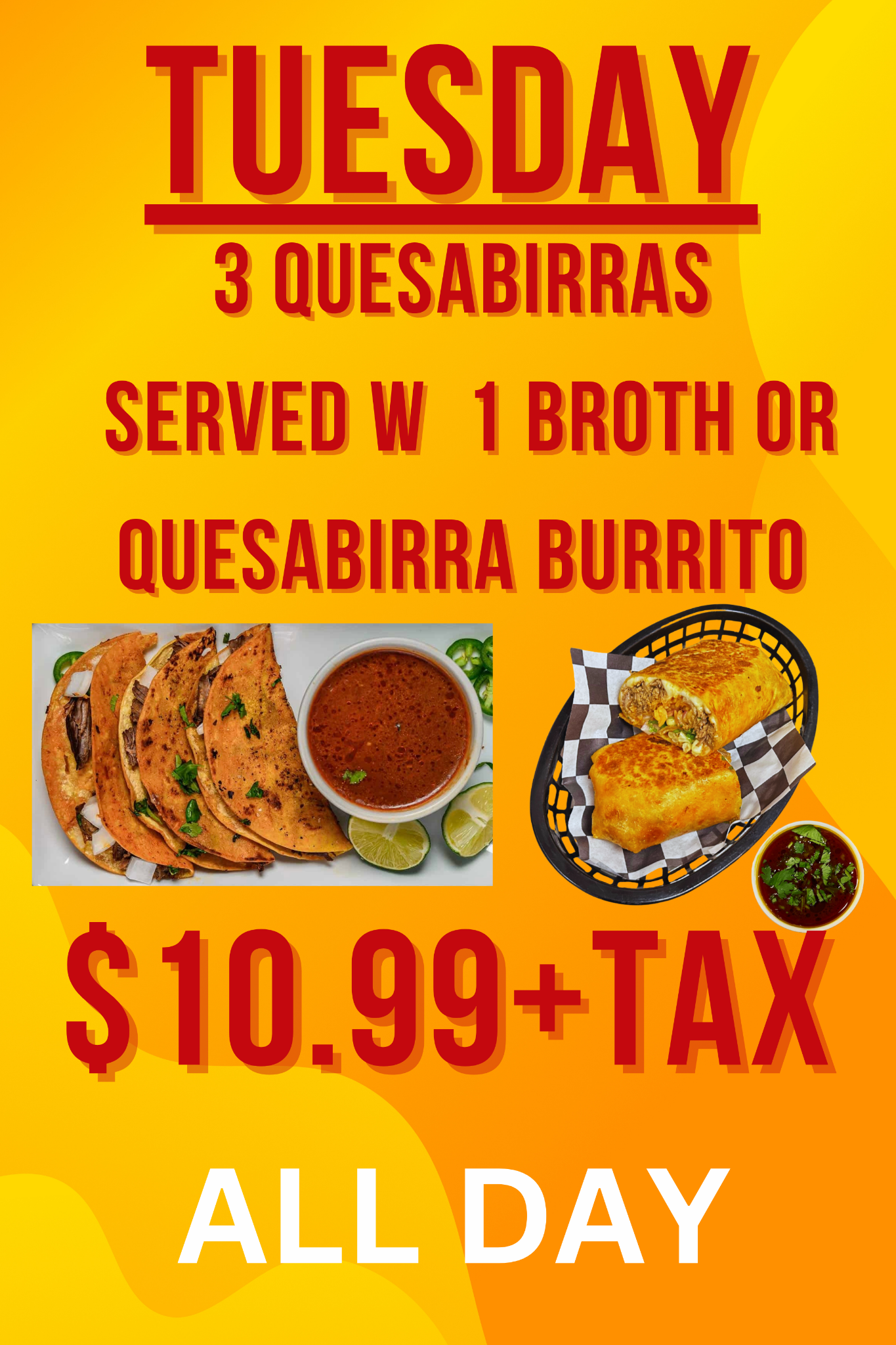 Carnitas Chipicuaro Tuesday Deal